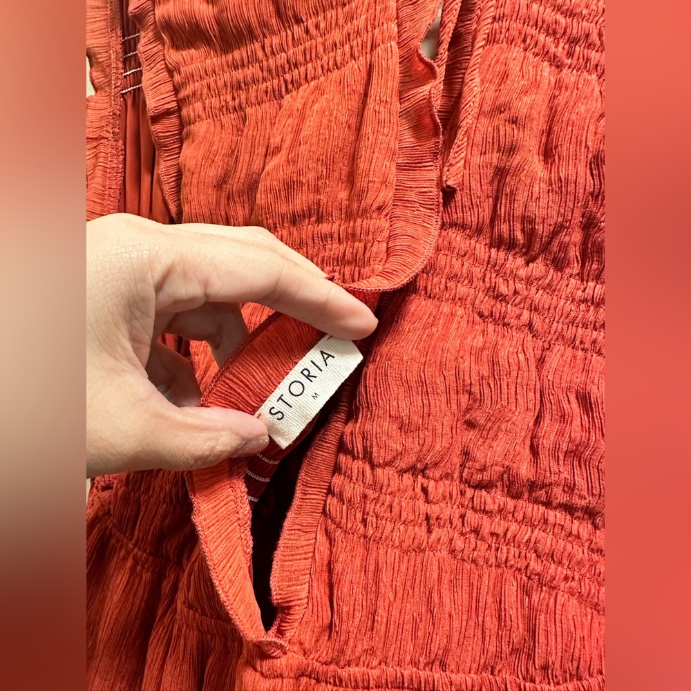 Cheeky Peach Romper by Storia